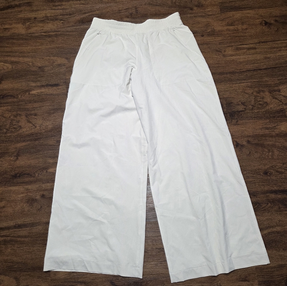 Lululemon Swift Wide Leg Mid Rise Pants In Bone 12 - Picture 2 of 5